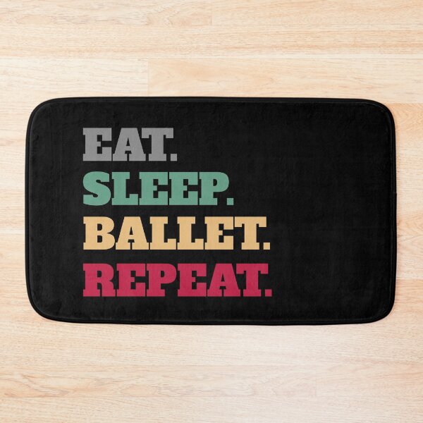 Item preview, Eat Sleep Ballet Repeat Retro Vintage designed and sold by Salvadax.