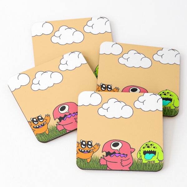 Item preview, A Cute Monster Design with beautiful print designed and sold by AKCollections.