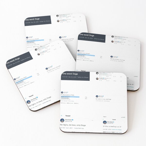 Item preview, Elon Doge Tweets designed and sold by Razshin.