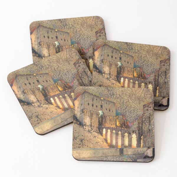 Item preview, Aleppo Castle قلعة حلب  - Cortes  designed and sold by Homsalgia.