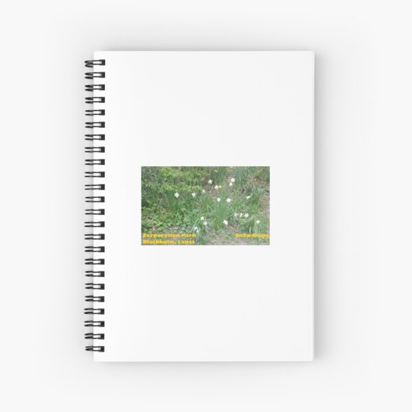 Snowdrops - Corporation Park - Blackburn - Lancs Spiral Notebook