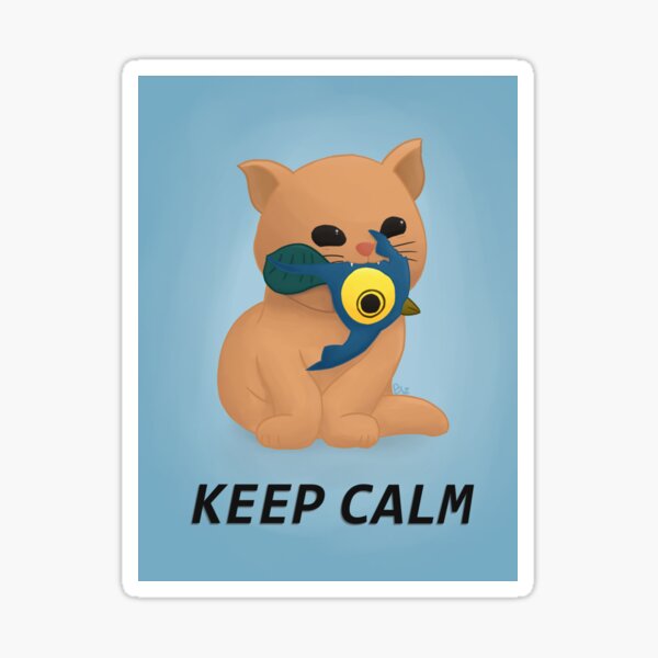 Copie de keep calm kitty Sticker