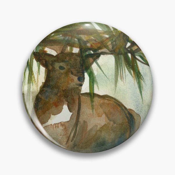 Item preview, King Of The Forest Deer Painting  designed and sold by Niina  Niskanen.