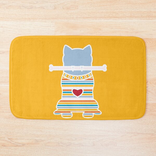 Item preview, Bone in the Dog Mouth, Multicolour Stripes in Orange designed and sold by Moyanana.