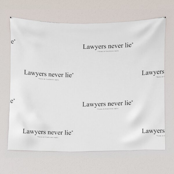 Item preview, Lawyers never lie designed and sold by andhikanagami.