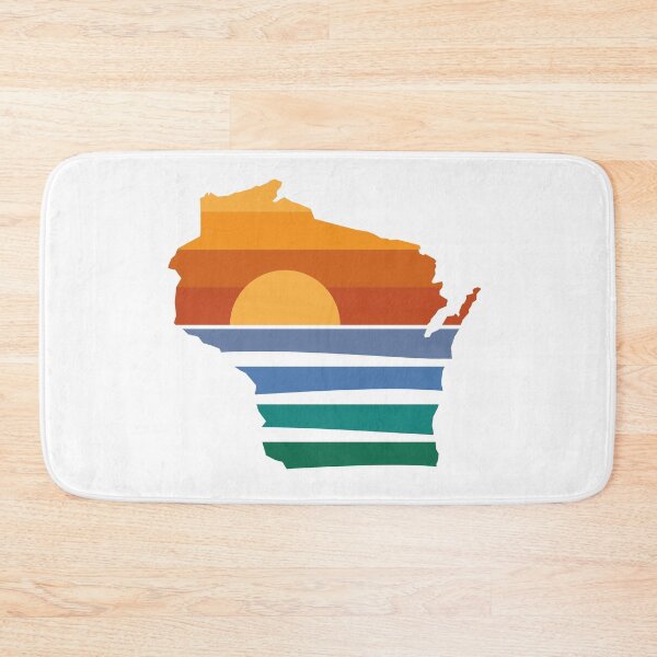 Item preview, Wisconsin Sunset Sunrise 1970s style 3 designed and sold by gstrehlow2011.