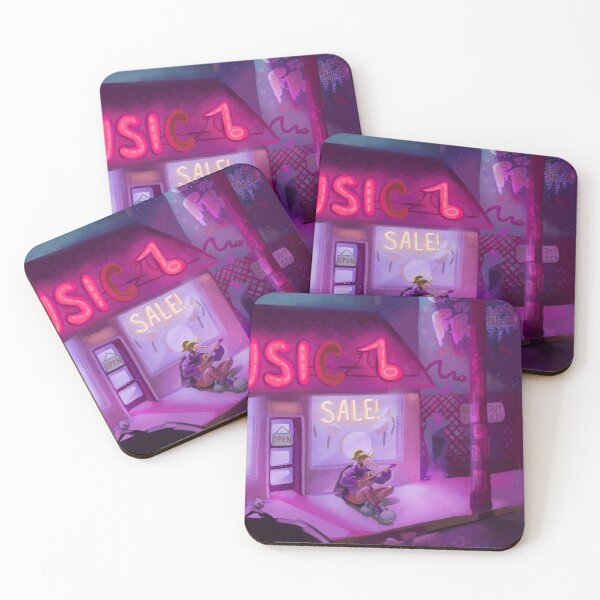 Item preview, Night Life: Original Character in a Scenic City Scene designed and sold by Bibseybib.