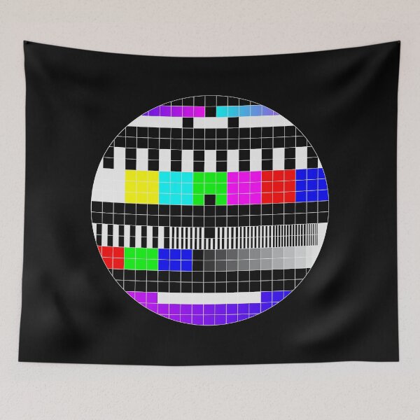 Item preview, "No signal" error message, test screen, grid designed and sold by TrueType.