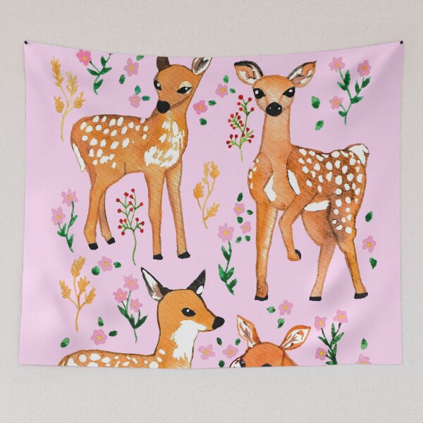 Item preview, Deer Collection - Pink Palette  designed and sold by Niina  Niskanen.
