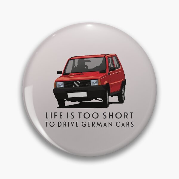 Item preview, Panda mk1 - Life is too short to drive German cars - red designed and sold by knappidesign.