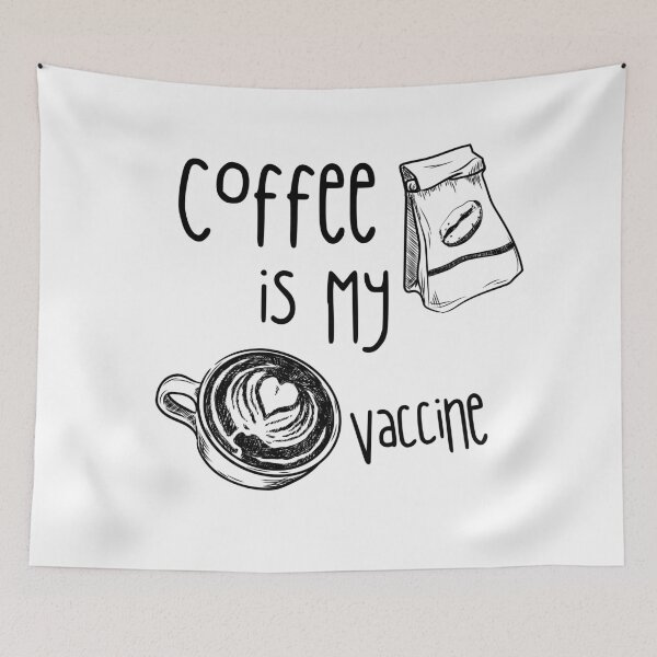 Item preview, Coffee Is My Vaccine designed and sold by Quadghouls.