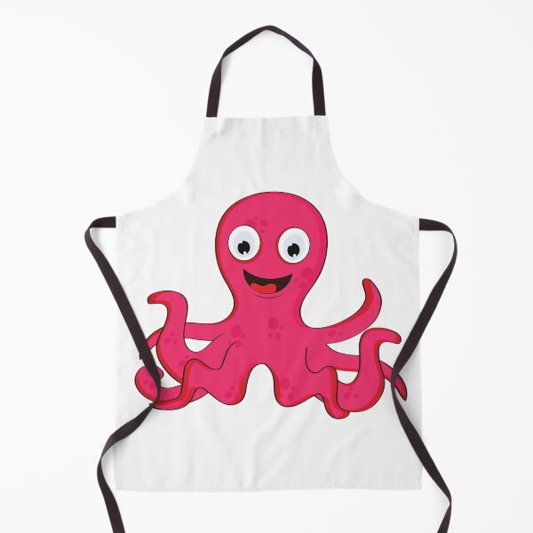 Item preview, happy red octopus designed and sold by treasure-crafts.