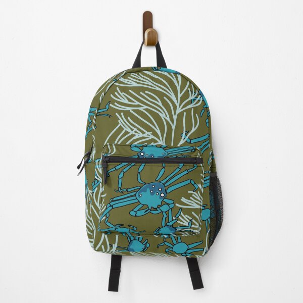 Item preview, Pattern with crab and seaweed designed and sold by VetaPoli.