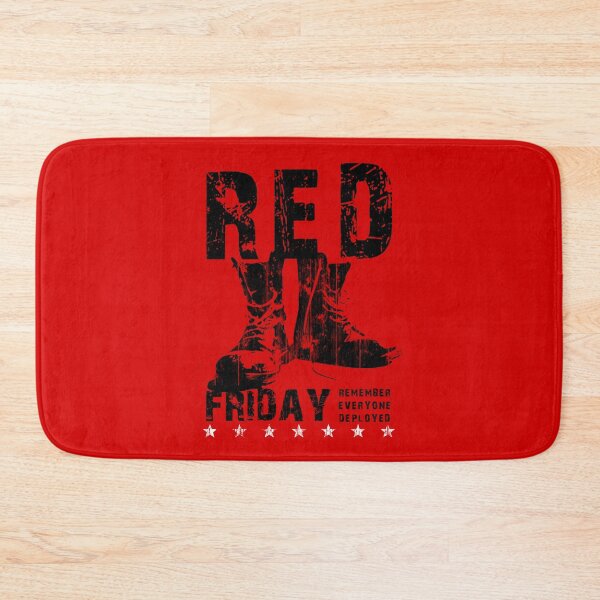 Item preview, RED Friday Remember Everyone Deployed Support Our Troops designed and sold by ThreadsNouveau.