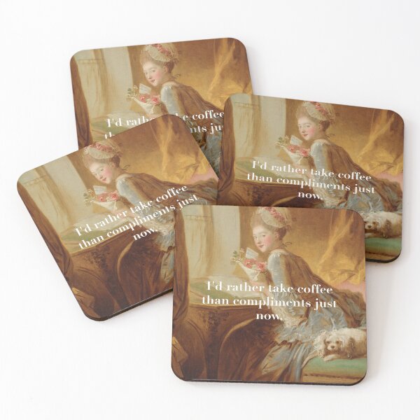 Item preview, Louisa May Alcott - On Coffee and Compliments designed and sold by VioletMil.