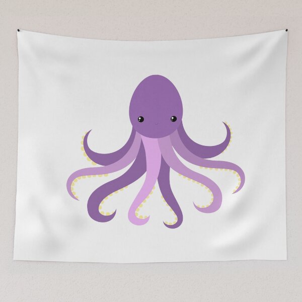 Item preview, Purple Octopus designed and sold by treasure-crafts.