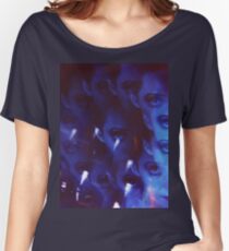 Swirls in Dark - analoges 35mm Farbfilmfoto Loose Fit T-Shirt