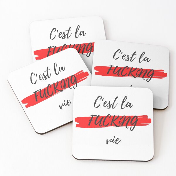 Item preview, C'est la f@cking vie designed and sold by GRKiT.