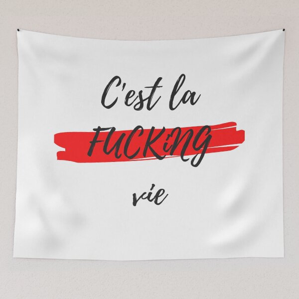 Item preview, C'est la f@cking vie designed and sold by GRKiT.