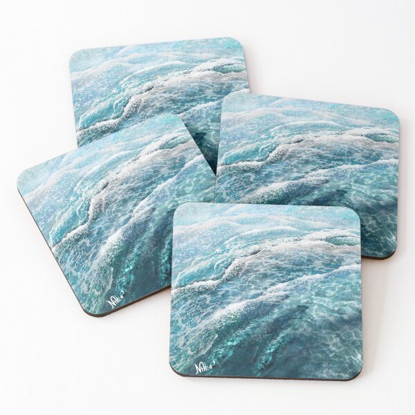Item preview, Ocean Waves Painting designed and sold by Nattea.