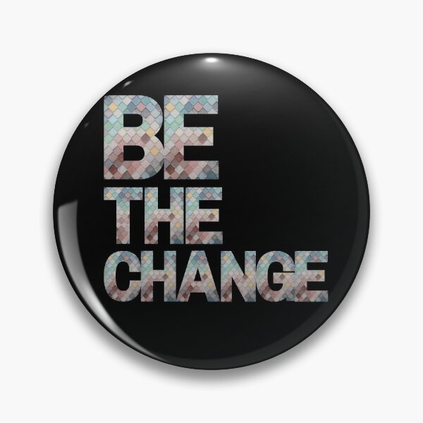 Item preview, Be The Change Patterned Letters Design T-shirt designed and sold by Youpattern.
