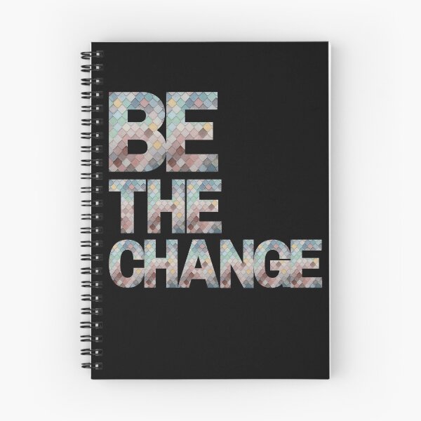 Item preview, Be The Change Patterned Letters Design T-shirt designed and sold by Youpattern.