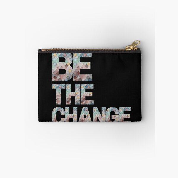 Item preview, Be The Change Patterned Letters Design T-shirt designed and sold by Youpattern.