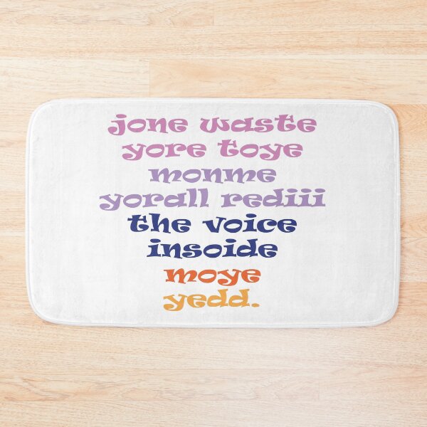 Item preview, jone waste yore toye monme yorall rediii the voice insoide moye yedd designed and sold by eness-BK.