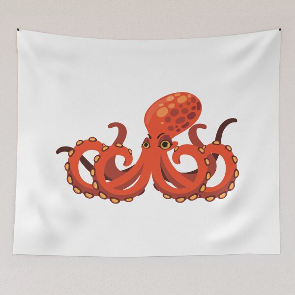 Item preview, Orange Octopus designed and sold by treasure-crafts.