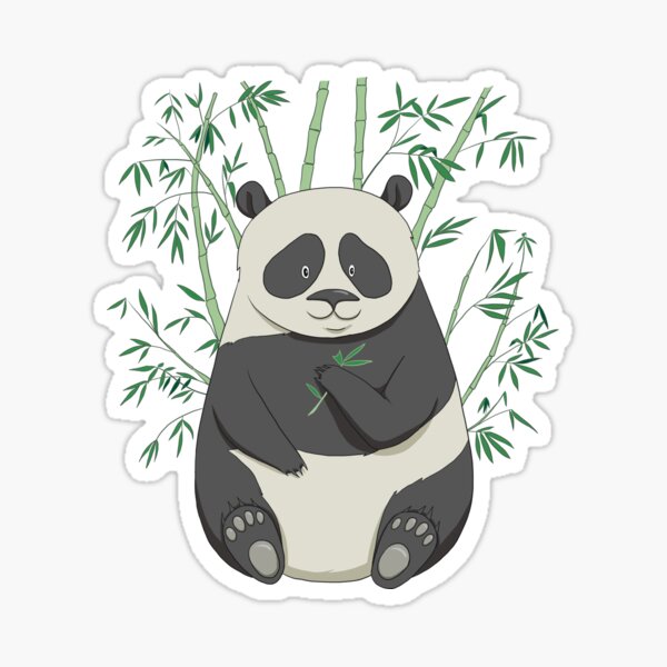 Kokoro Araiguma Puffy Stickers - Kawaii Panda - Making Life Cuter