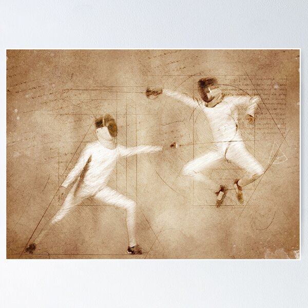Item preview, fencing sport art #fencing #sport designed and sold by JBJart.
