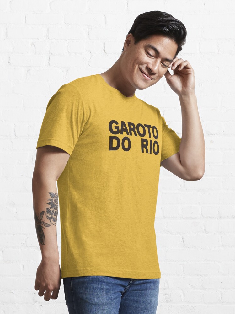 Garoto do Rio, Boy from Rio, pop music gift Essential T-Shirt for Sale  by paulo silveira