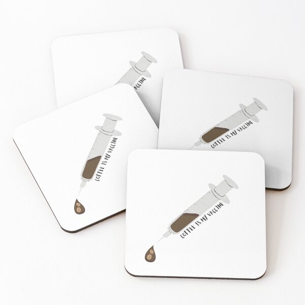 Item preview, Coffee Is My Vaccine designed and sold by SurbDesigns.