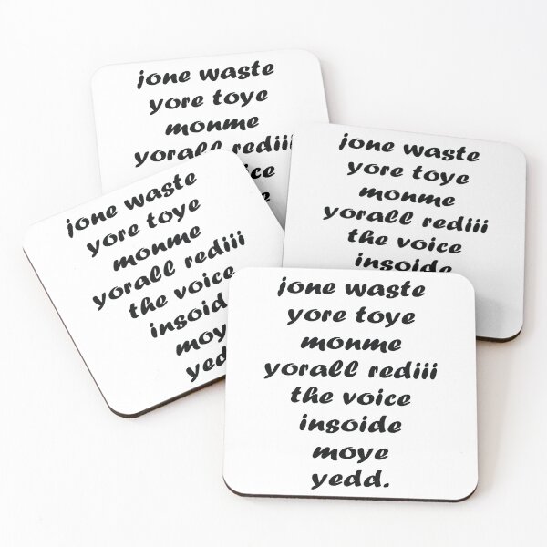 Item preview, Jone waste yore toye monme yorall rediii the voice insoide moye yedd designed and sold by eness-BK.