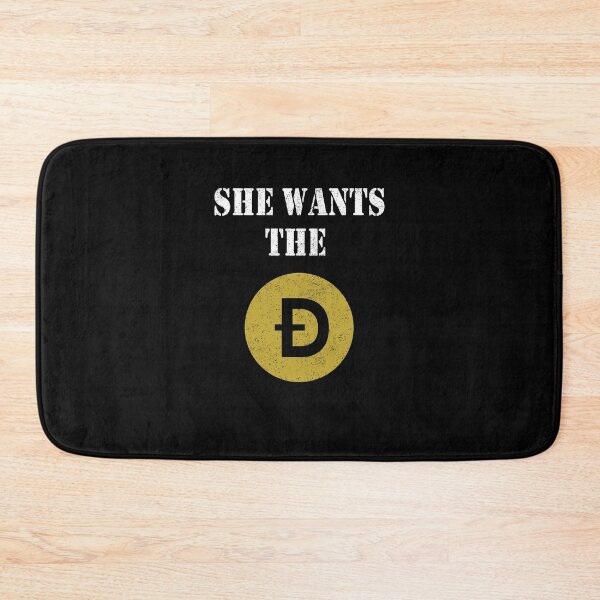 Item preview, She wants the D Funny Dogecoin meme Doge HODL To the Moon designed and sold by ZimbomDesigner.