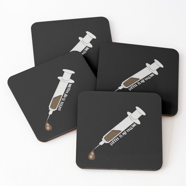 Item preview, Coffee is my Vaccine designed and sold by SurbDesigns.