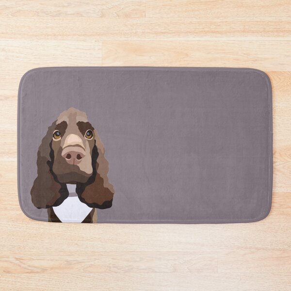 Item preview, Chocolate Cocker Spaniel Dog Portrait Digital Illustration designed and sold by sherylwylie.