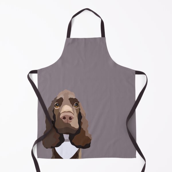 Item preview, Chocolate Cocker Spaniel Dog Portrait Digital Illustration designed and sold by sherylwylie.