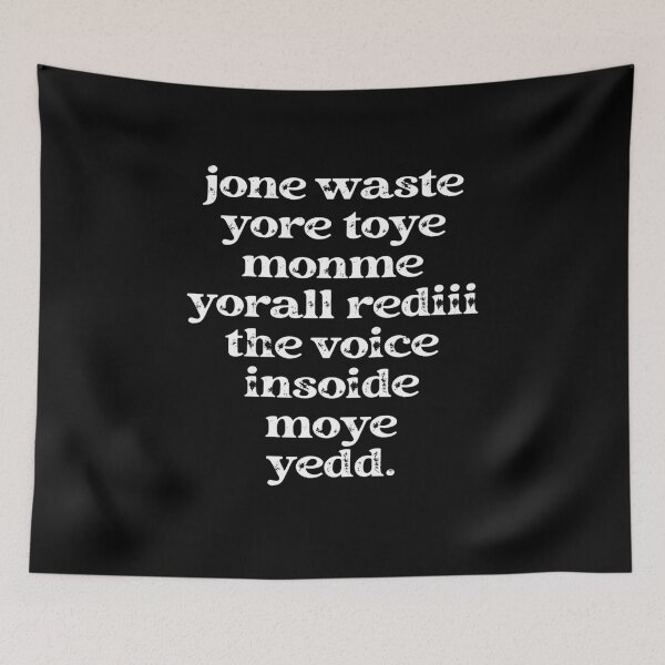 Item preview, Jone waste yore toye monme yorall rediii the voice insoide moye yedd designed and sold by eness-BK.