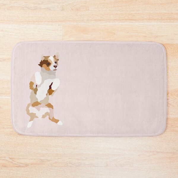Item preview, Mini Australian Shepherd Dog Portrait Digital Illustration designed and sold by sherylwylie.