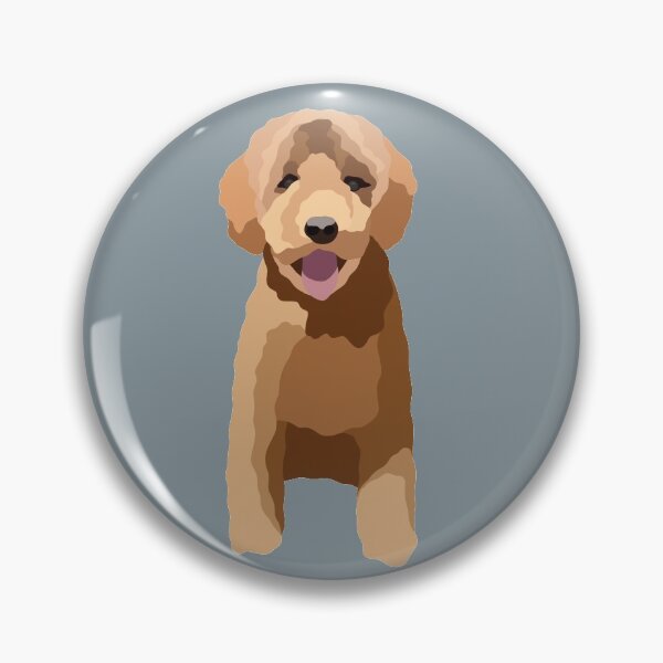 Item preview, Mini Goldendoodle Dog Portrait Digital Illustration designed and sold by sherylwylie.