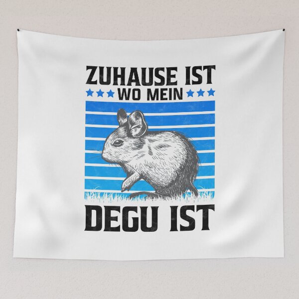 Item preview, Home is where my degu is rodent owner saying designed and sold by madgrfx.