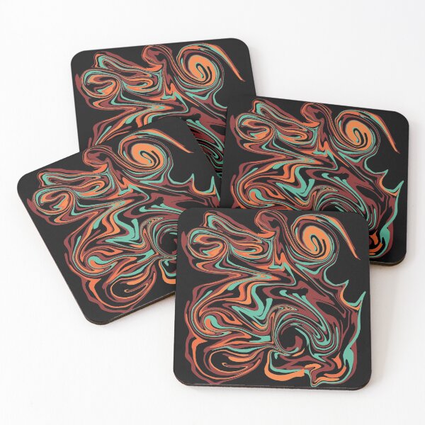 Item preview, Abstract Retro Swirls designed and sold by Quoppidou.