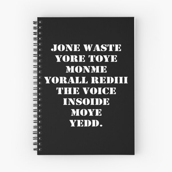 Item preview, Jone waste yore toye monme yorall rediii the voice insoide moye yedd designed and sold by eness-BK.