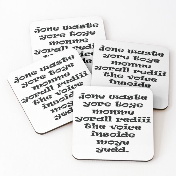 Item preview, Jone waste yore toye monme yorall rediii the voice insoide moye yedd designed and sold by eness-BK.