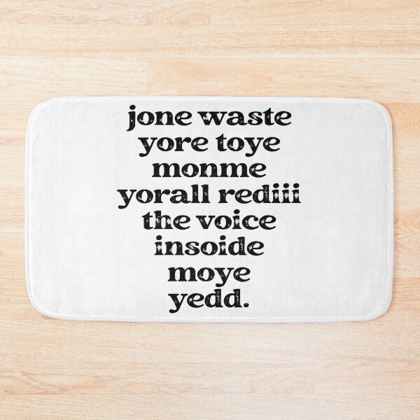 Item preview, Jone waste yore toye monme yorall rediii the voice insoide moye yedd designed and sold by eness-BK.
