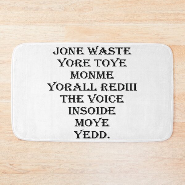 Item preview, Jone waste yore toye monme yorall rediii the voice insoide moye yedd designed and sold by eness-BK.