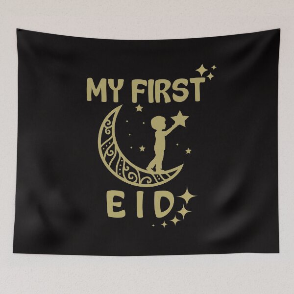 Item preview, My first eid Moon Arabic Calligraphy Ramadan Karim for kids designed and sold by Live  Today.