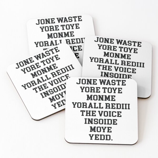 Item preview, Jone waste yore toye monme yorall rediii the voice insoide moye yedd designed and sold by eness-BK.