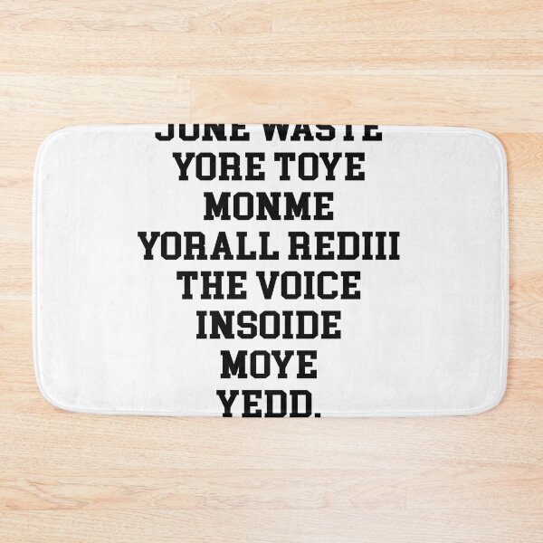 Item preview, Jone waste yore toye monme yorall rediii the voice insoide moye yedd designed and sold by eness-BK.